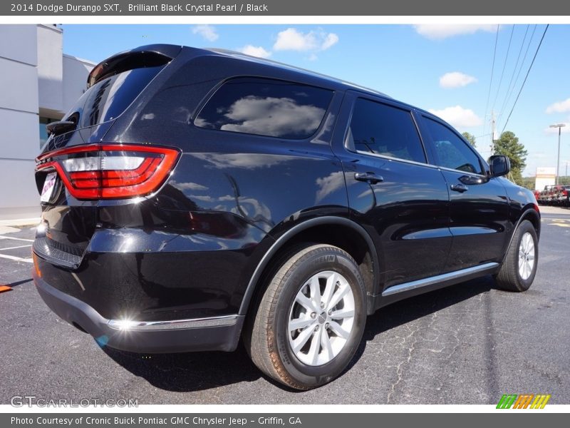 Brilliant Black Crystal Pearl / Black 2014 Dodge Durango SXT