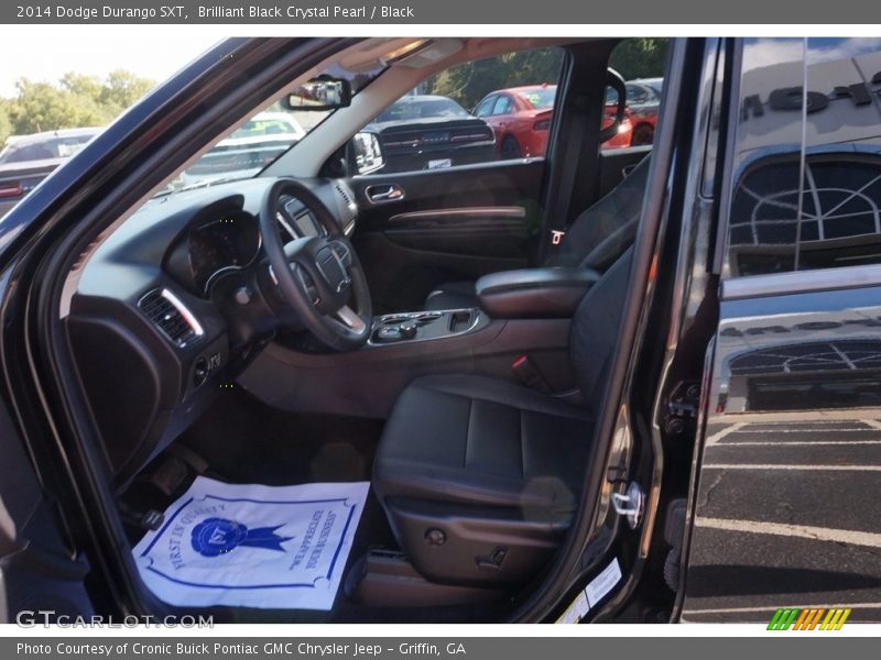 Brilliant Black Crystal Pearl / Black 2014 Dodge Durango SXT