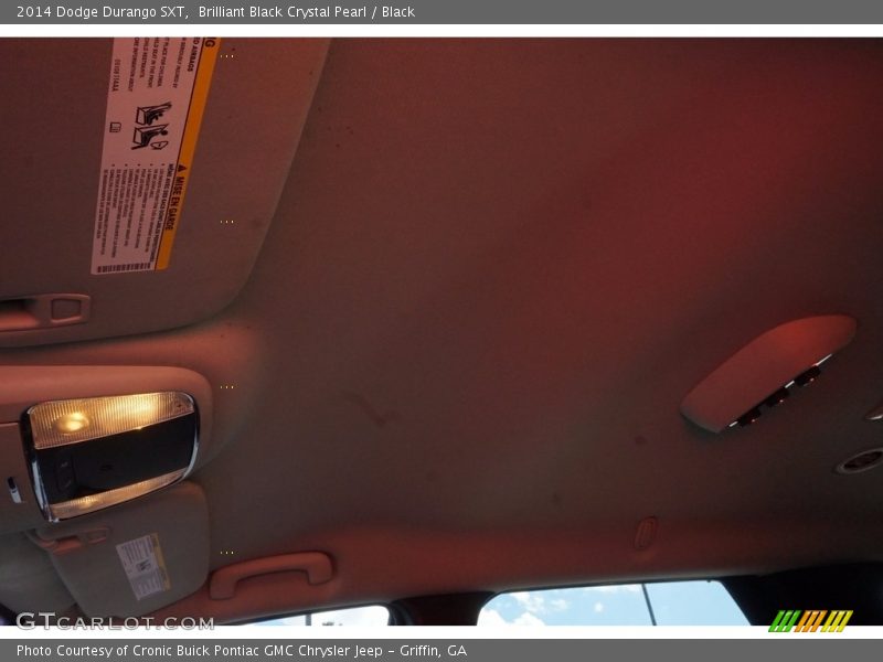 Brilliant Black Crystal Pearl / Black 2014 Dodge Durango SXT