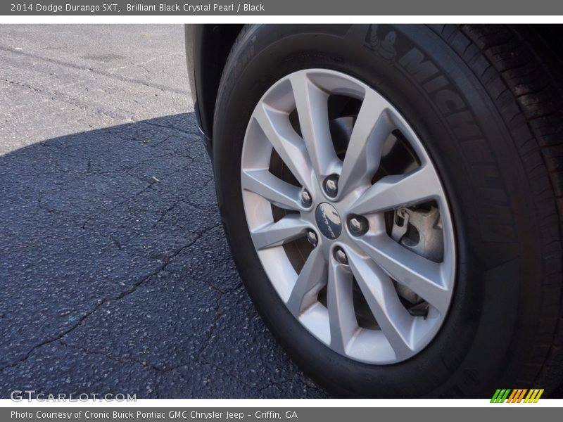 Brilliant Black Crystal Pearl / Black 2014 Dodge Durango SXT