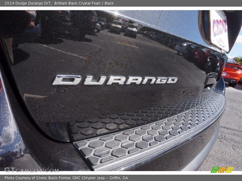 Brilliant Black Crystal Pearl / Black 2014 Dodge Durango SXT