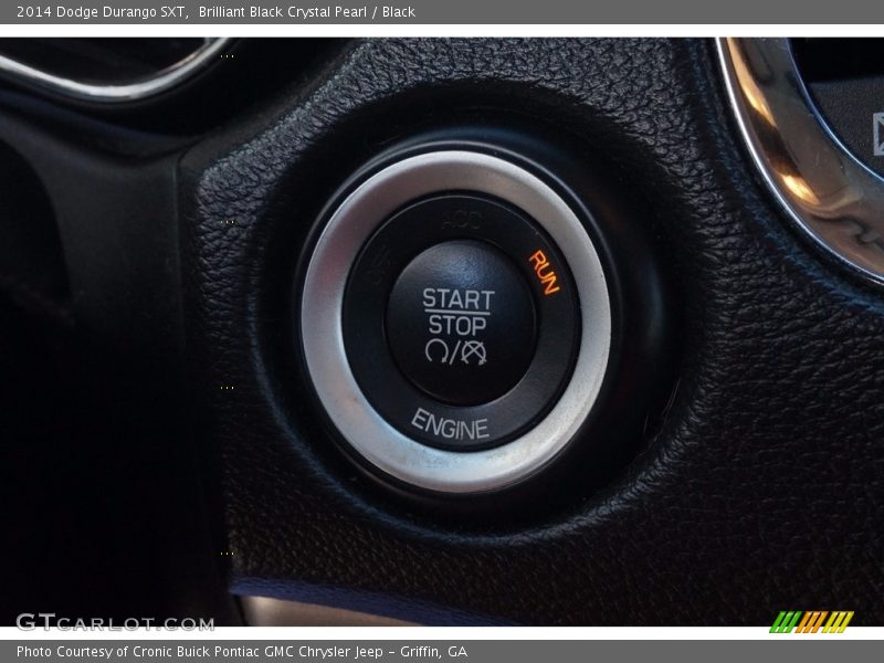 Brilliant Black Crystal Pearl / Black 2014 Dodge Durango SXT