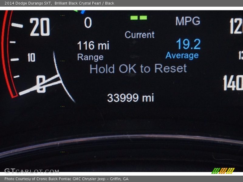 Brilliant Black Crystal Pearl / Black 2014 Dodge Durango SXT