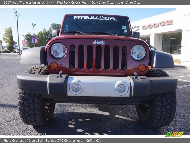 Red Rock Crystal Pearl / Dark Slate Gray/Medium Slate Gray 2007 Jeep Wrangler Unlimited X 4x4