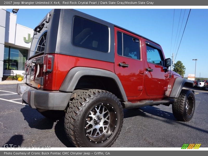 Red Rock Crystal Pearl / Dark Slate Gray/Medium Slate Gray 2007 Jeep Wrangler Unlimited X 4x4