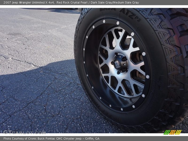 Red Rock Crystal Pearl / Dark Slate Gray/Medium Slate Gray 2007 Jeep Wrangler Unlimited X 4x4