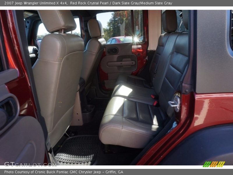 Red Rock Crystal Pearl / Dark Slate Gray/Medium Slate Gray 2007 Jeep Wrangler Unlimited X 4x4