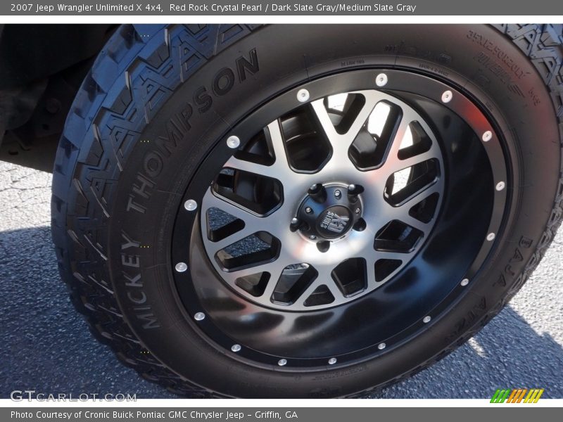 Red Rock Crystal Pearl / Dark Slate Gray/Medium Slate Gray 2007 Jeep Wrangler Unlimited X 4x4