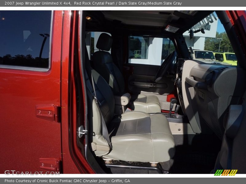 Red Rock Crystal Pearl / Dark Slate Gray/Medium Slate Gray 2007 Jeep Wrangler Unlimited X 4x4