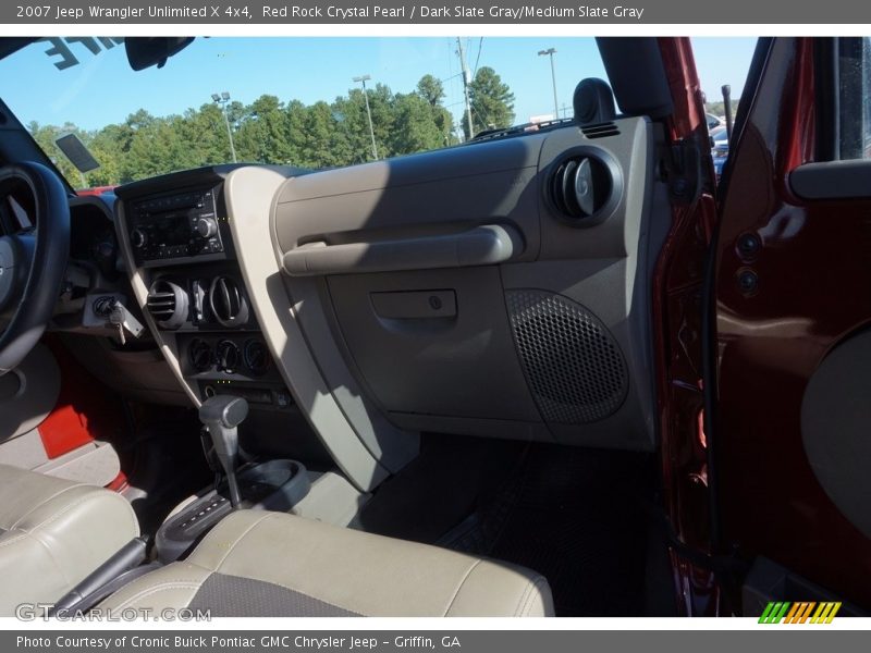 Red Rock Crystal Pearl / Dark Slate Gray/Medium Slate Gray 2007 Jeep Wrangler Unlimited X 4x4