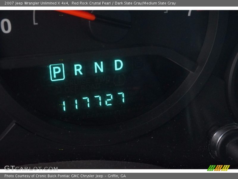 Red Rock Crystal Pearl / Dark Slate Gray/Medium Slate Gray 2007 Jeep Wrangler Unlimited X 4x4