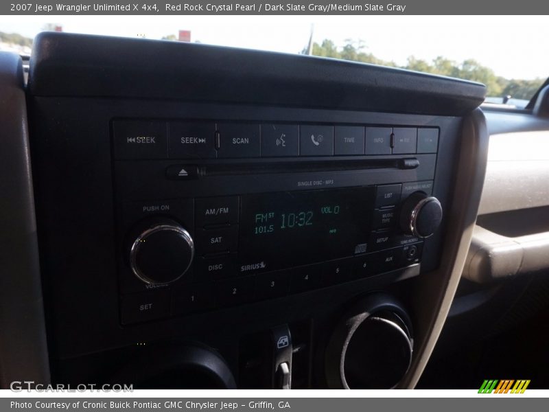 Red Rock Crystal Pearl / Dark Slate Gray/Medium Slate Gray 2007 Jeep Wrangler Unlimited X 4x4