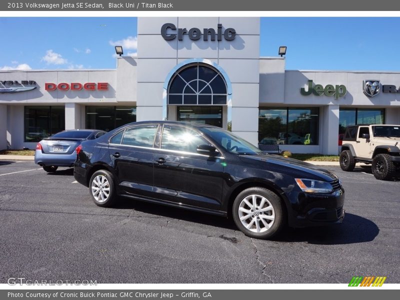 Black Uni / Titan Black 2013 Volkswagen Jetta SE Sedan