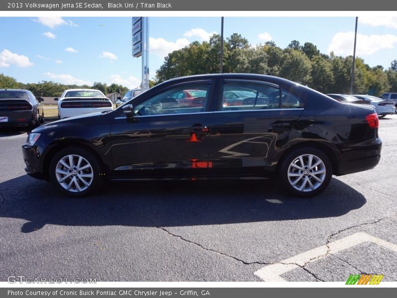 Black Uni / Titan Black 2013 Volkswagen Jetta SE Sedan