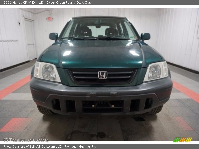 Clover Green Pearl / Dark Gray 2001 Honda CR-V EX 4WD