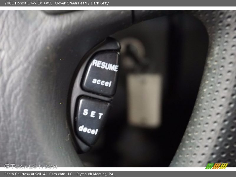 Clover Green Pearl / Dark Gray 2001 Honda CR-V EX 4WD