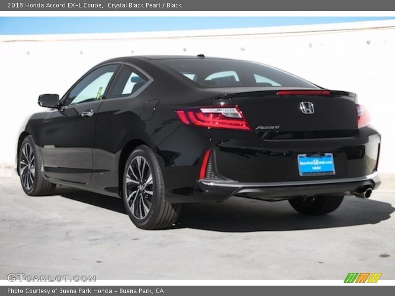 Crystal Black Pearl / Black 2016 Honda Accord EX-L Coupe