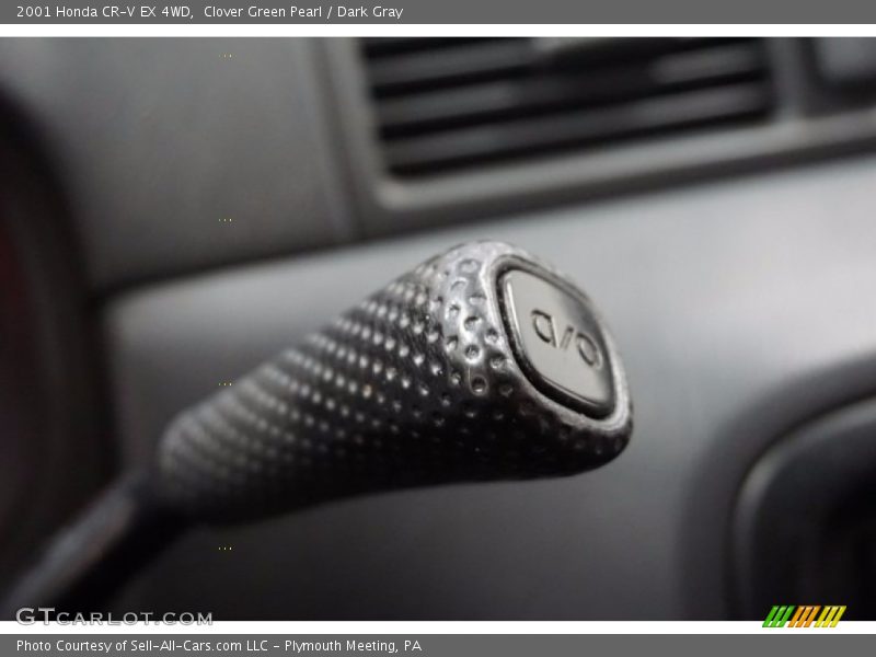 Clover Green Pearl / Dark Gray 2001 Honda CR-V EX 4WD