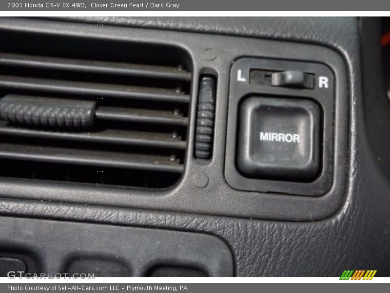 Clover Green Pearl / Dark Gray 2001 Honda CR-V EX 4WD