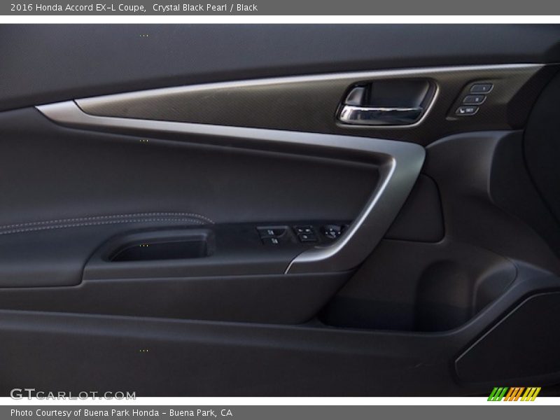 Crystal Black Pearl / Black 2016 Honda Accord EX-L Coupe