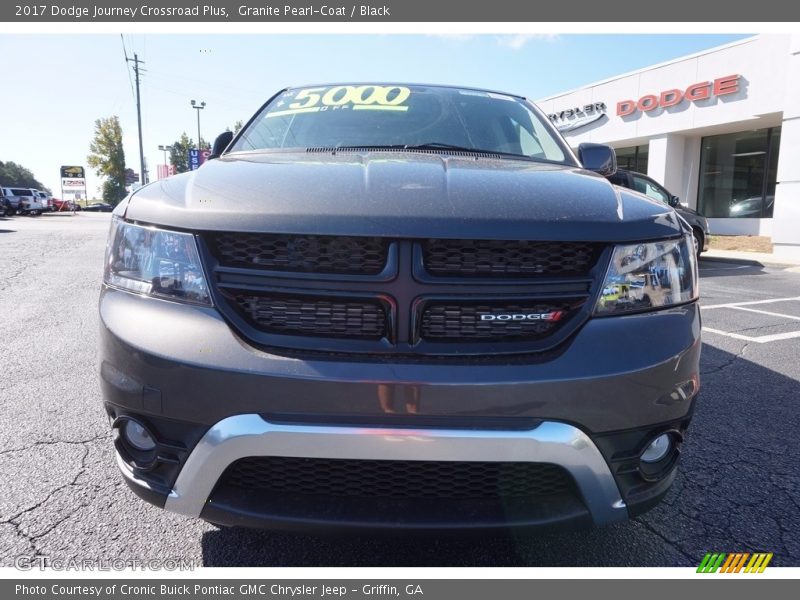 Granite Pearl-Coat / Black 2017 Dodge Journey Crossroad Plus