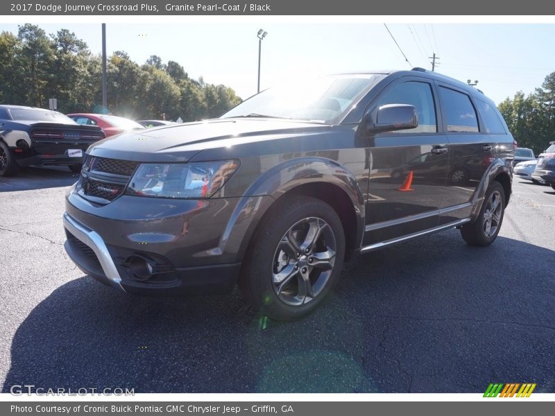 Granite Pearl-Coat / Black 2017 Dodge Journey Crossroad Plus