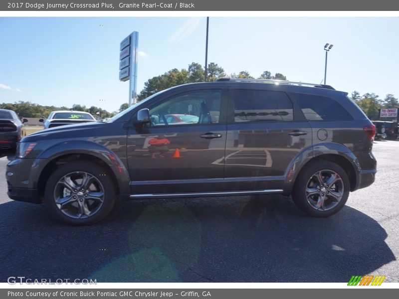 Granite Pearl-Coat / Black 2017 Dodge Journey Crossroad Plus