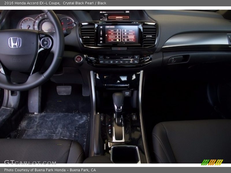 Crystal Black Pearl / Black 2016 Honda Accord EX-L Coupe