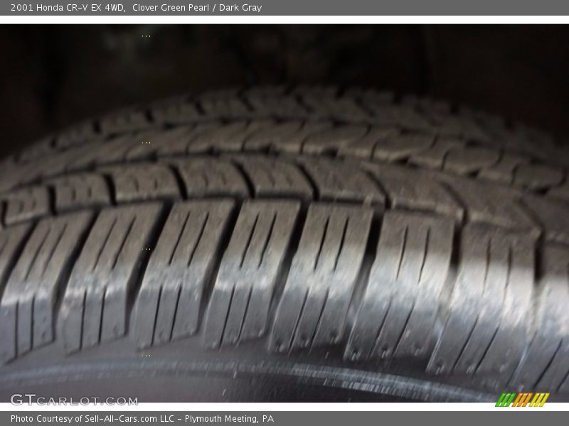 Clover Green Pearl / Dark Gray 2001 Honda CR-V EX 4WD