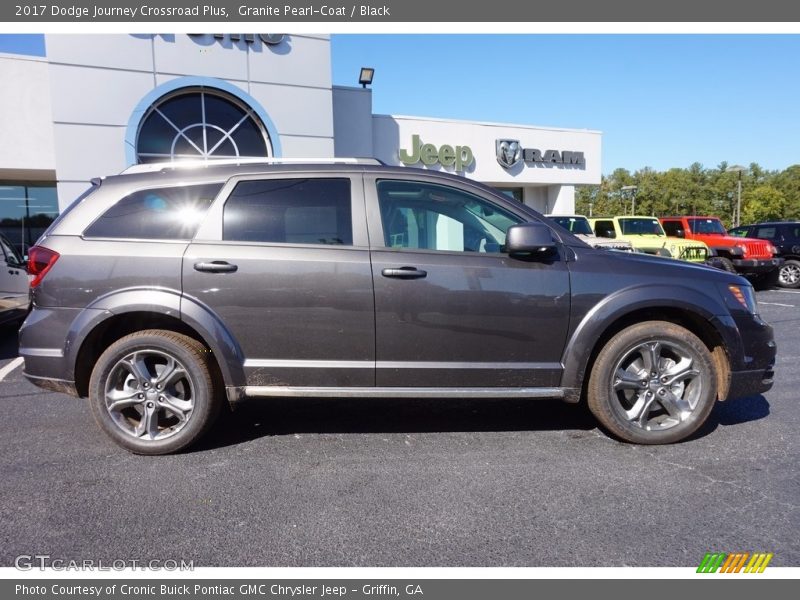 Granite Pearl-Coat / Black 2017 Dodge Journey Crossroad Plus