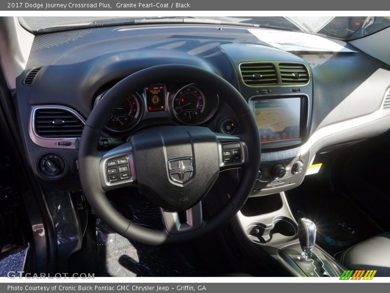Granite Pearl-Coat / Black 2017 Dodge Journey Crossroad Plus