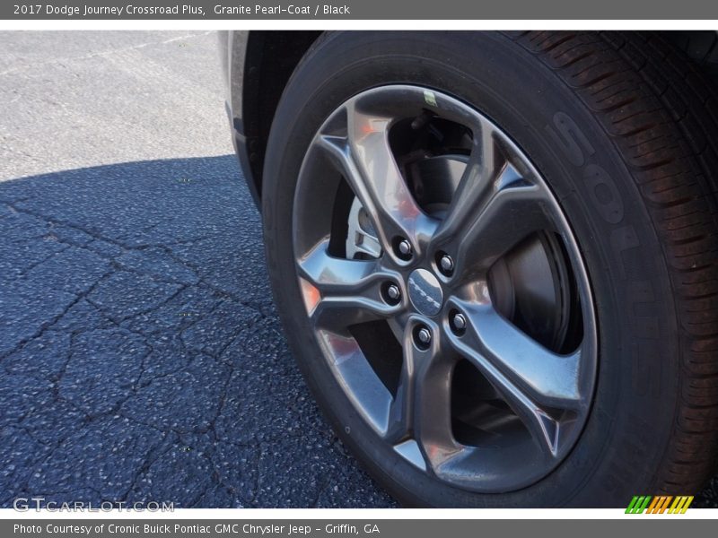 Granite Pearl-Coat / Black 2017 Dodge Journey Crossroad Plus
