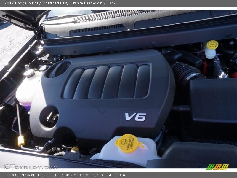 Granite Pearl-Coat / Black 2017 Dodge Journey Crossroad Plus