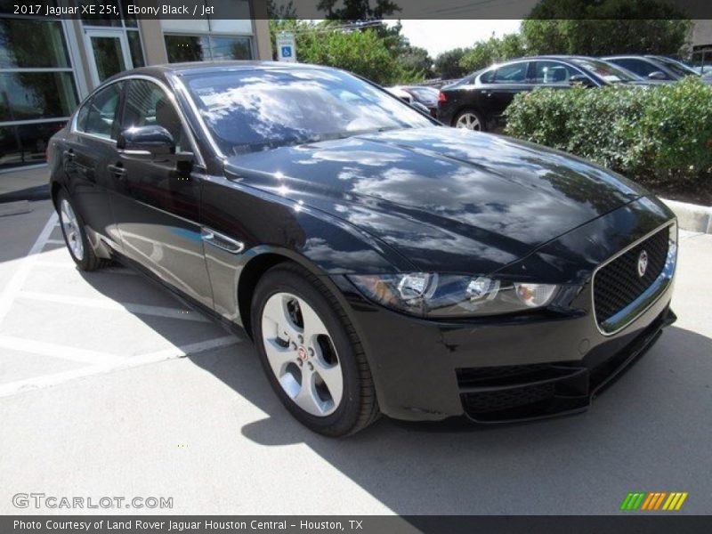 Ebony Black / Jet 2017 Jaguar XE 25t