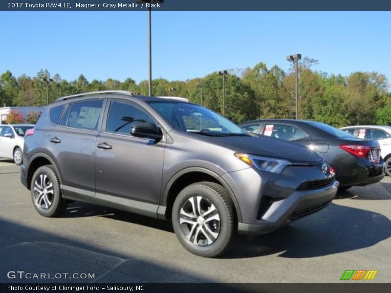 Magnetic Gray Metallic / Black 2017 Toyota RAV4 LE