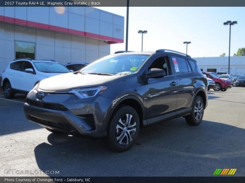 Magnetic Gray Metallic / Black 2017 Toyota RAV4 LE