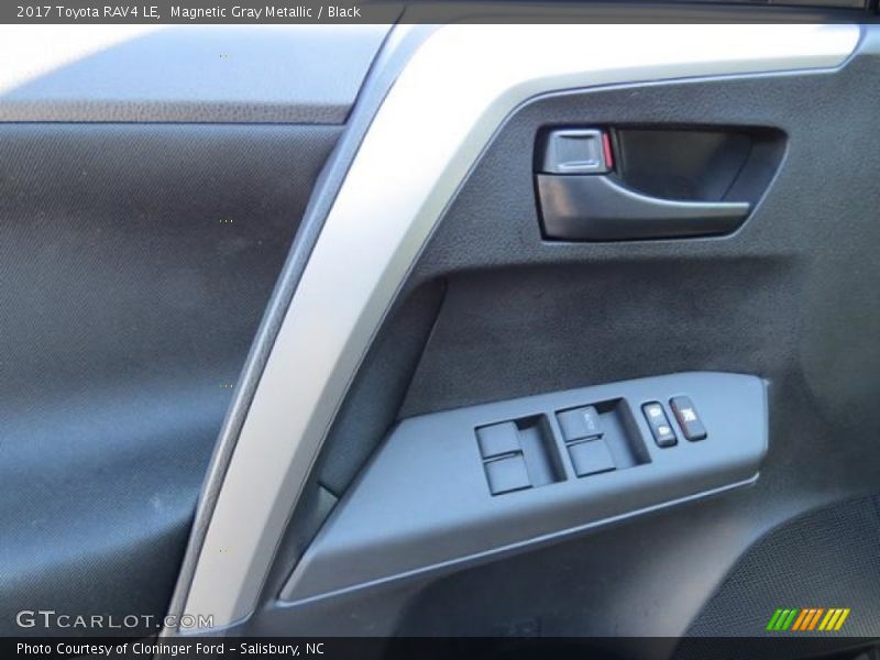 Magnetic Gray Metallic / Black 2017 Toyota RAV4 LE