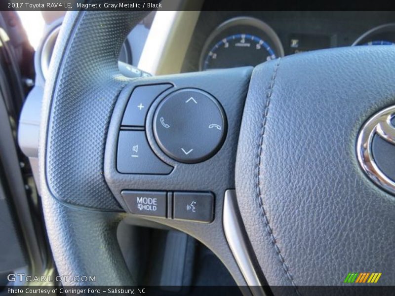 Magnetic Gray Metallic / Black 2017 Toyota RAV4 LE