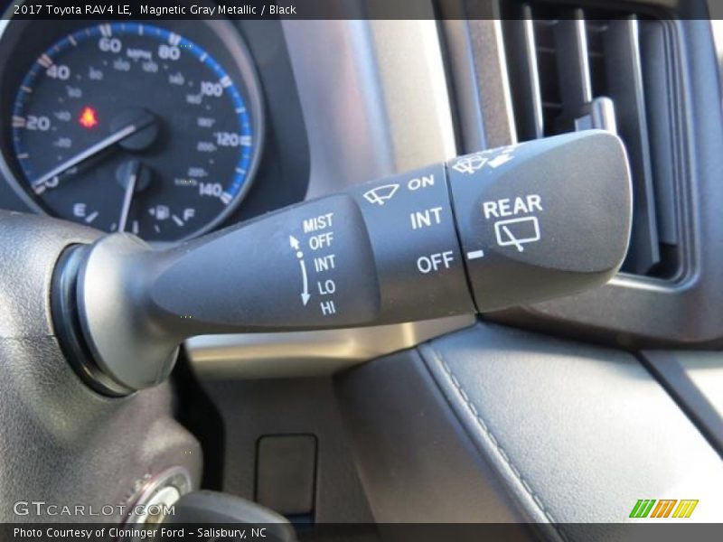 Magnetic Gray Metallic / Black 2017 Toyota RAV4 LE