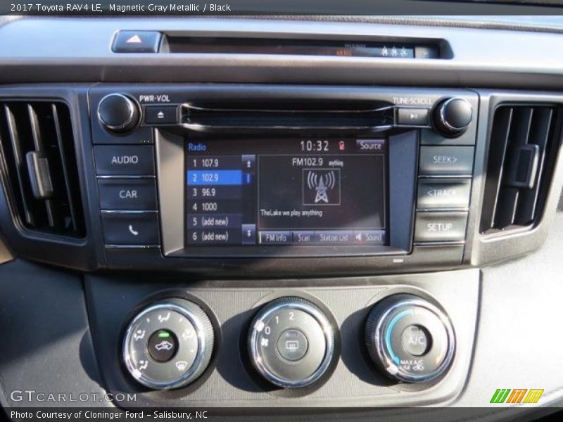Magnetic Gray Metallic / Black 2017 Toyota RAV4 LE