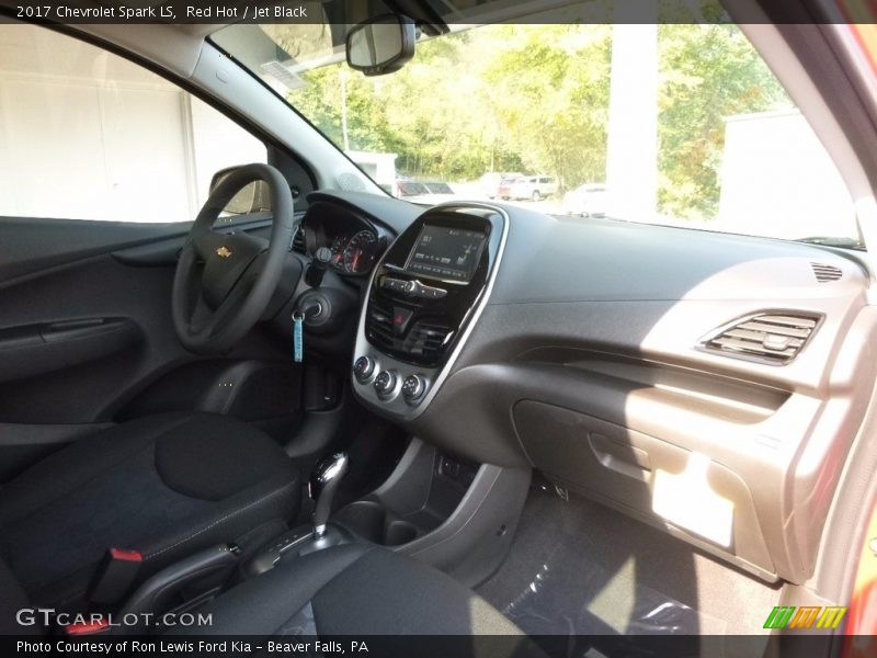 Red Hot / Jet Black 2017 Chevrolet Spark LS