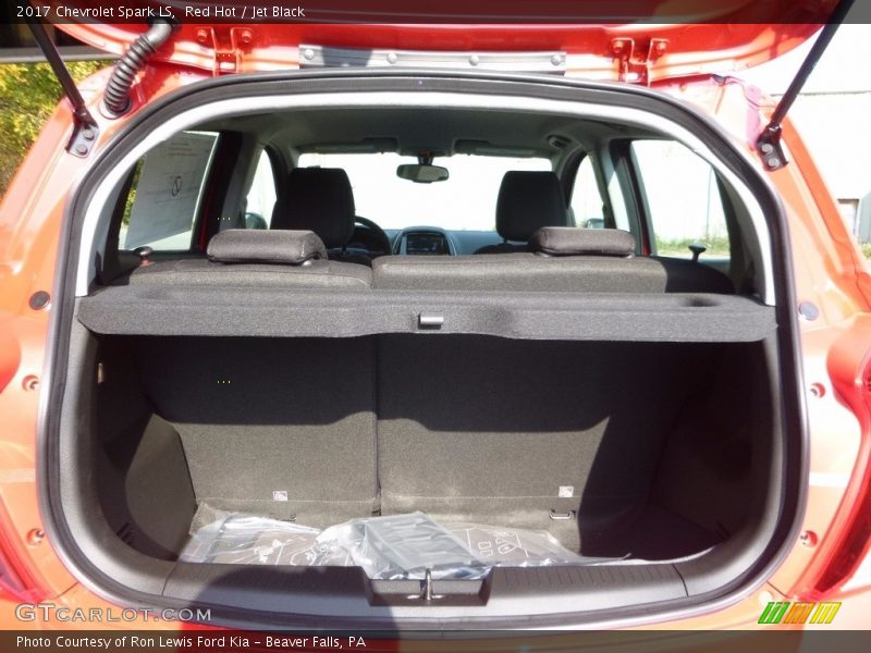 Red Hot / Jet Black 2017 Chevrolet Spark LS