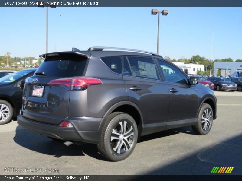 Magnetic Gray Metallic / Black 2017 Toyota RAV4 LE