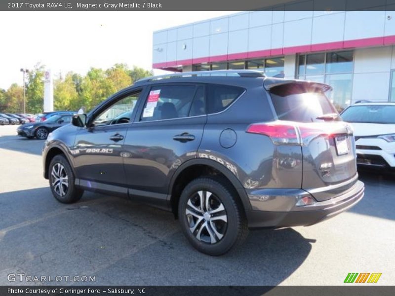 Magnetic Gray Metallic / Black 2017 Toyota RAV4 LE
