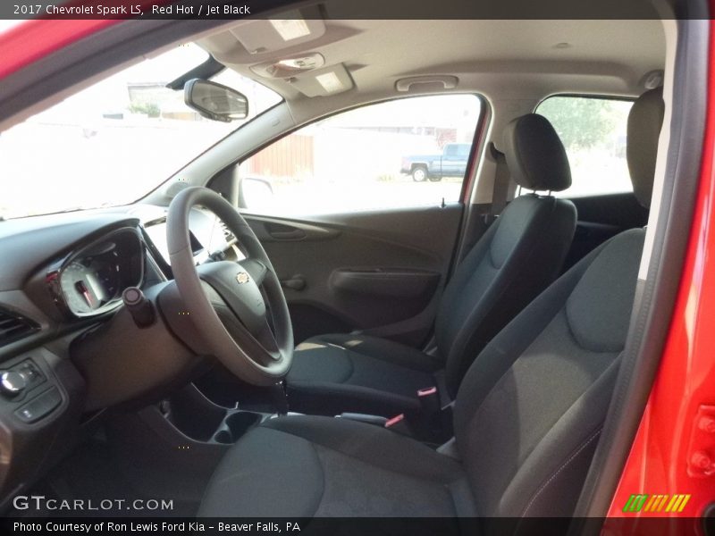 Red Hot / Jet Black 2017 Chevrolet Spark LS