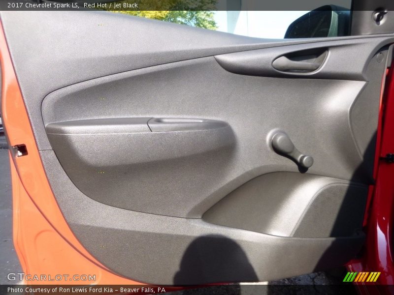 Red Hot / Jet Black 2017 Chevrolet Spark LS