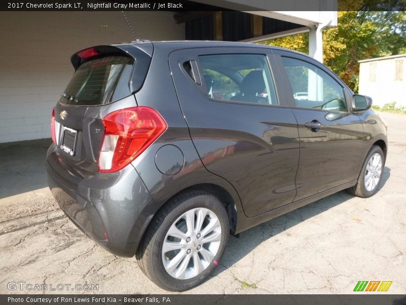 Nightfall Gray Metallic / Jet Black 2017 Chevrolet Spark LT