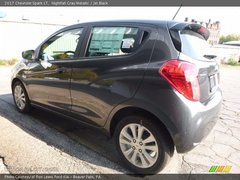 Nightfall Gray Metallic / Jet Black 2017 Chevrolet Spark LT