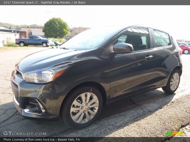 Nightfall Gray Metallic / Jet Black 2017 Chevrolet Spark LT