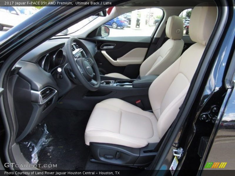 Ultimate Black / Latte 2017 Jaguar F-PACE 35t AWD Premium